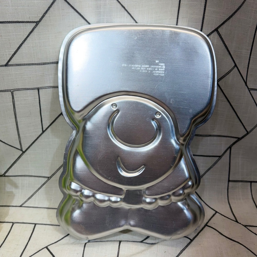 Wilton Ziggy Cake Pan 14x10 Silver Vintage 1978 Character Aluminum 502-7628